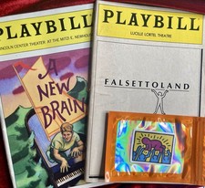 FALSETTOLAND Faith Prince_A NEW BRAIN_Kristen Chenoweth Playbills-rare VTG 90s
