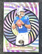ANTHONY RICHARDSON 2023 Panini Illusions 🏈  MYSTIQUE RAINBOW RC INSERT #2👀🔥