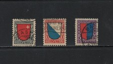 S9749 Schweiz 1920 pro-Juventute 3v. gestempelt