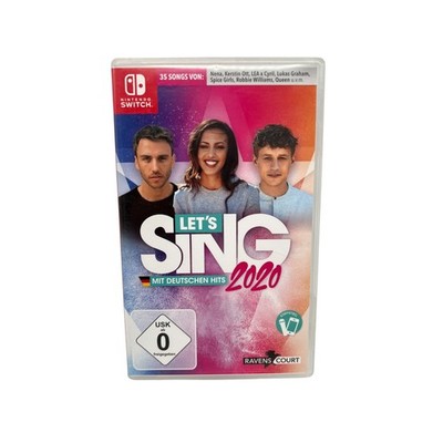 Nintendo Switch - Lets Sing 2020 - Spiel in OVP - mit deutschen Hits