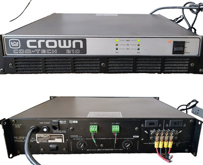 Crown Com-Tech 210 420 Watt Professional Power Amplifier
