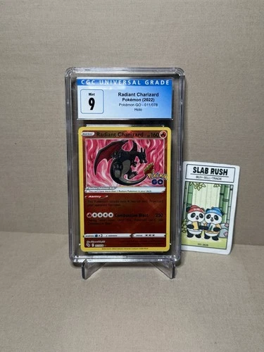 CGC 9 Radiant Charizard Pokemon GO 2022 011/078 Mint TCG