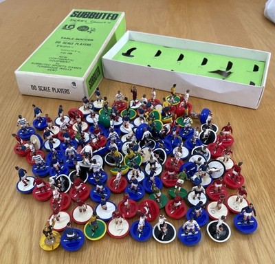 Lot De 3 équipes Subbuteo Vintage Avec Boîtes Job - Football De Table Collection