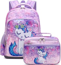 Girls Backpack, Kids Backpacks for School Kindergarten Girls Backpack with Lu...