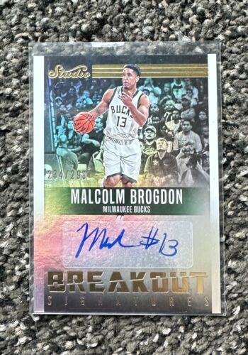 2016-17 Studio Malcolm Brogdon Breakout Signatures Auto