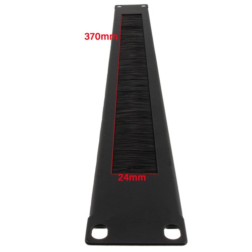 Cable Management 19 Universal Panel 1U With Black Brush for Data Cabinet - Zdjęcie 6 z 6