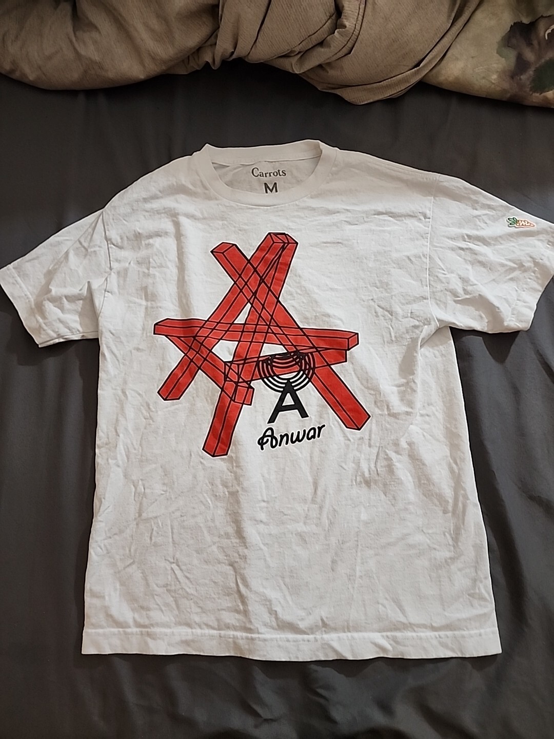 Vintage Anwar Medium Carrots Anarchy 100% Cotton T-Shirt