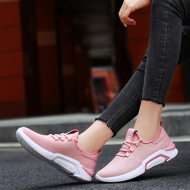 pink and black chanel sneakers