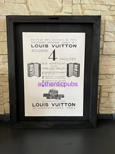 PUBLICITE LOUIS VUITTON MALLE ARMOIRE BUREAU BAGAGE VALISE DE 1933 FRENCH AD PUB