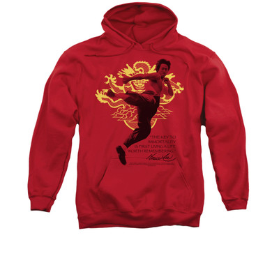 BRUCE LEE IMMORTAL DRAGON Licensed Pullover Hooded Sweatshirt Hoodie SM-3XL