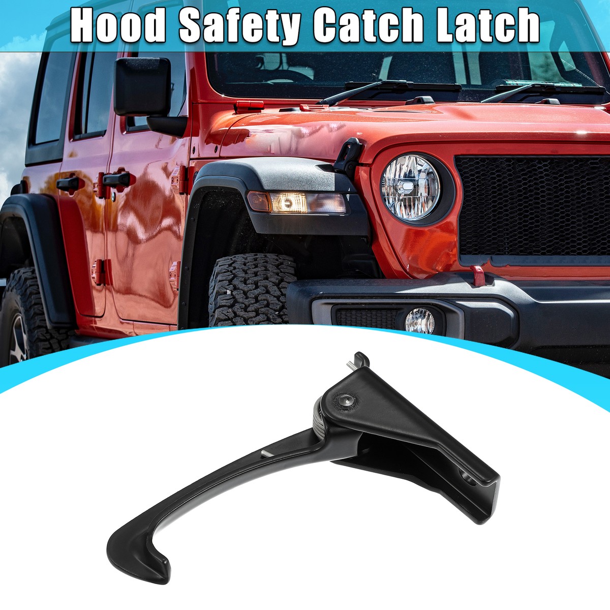 Hood Safety Catch Latch Hood Lock Hook 55395654AA for Jeep