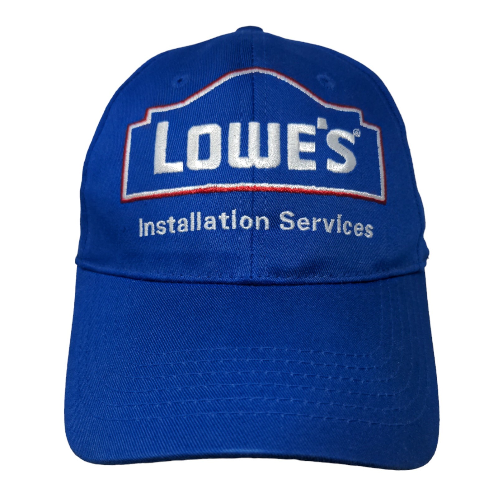Lowe's Installation Services Snapback Hat Blue On… - image 1