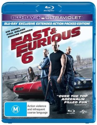 Fast & Furious 6 (Blu-ray, 2013) Vin Diesel