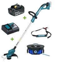 Makita DUR193Z Akku-Rasentrimmer DUR193RF 18V Set Mit 1X Akku 3Ah Und LadegeräT