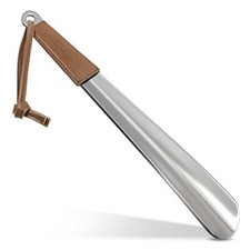 12 Inch Long Metal Shoe Horn for Men Women Seniors Durable Stainless Steel