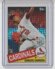 2020 Topps Update Genesis Cabrera Rookie 1985 Chome Mojo Refractor #CPC-39 