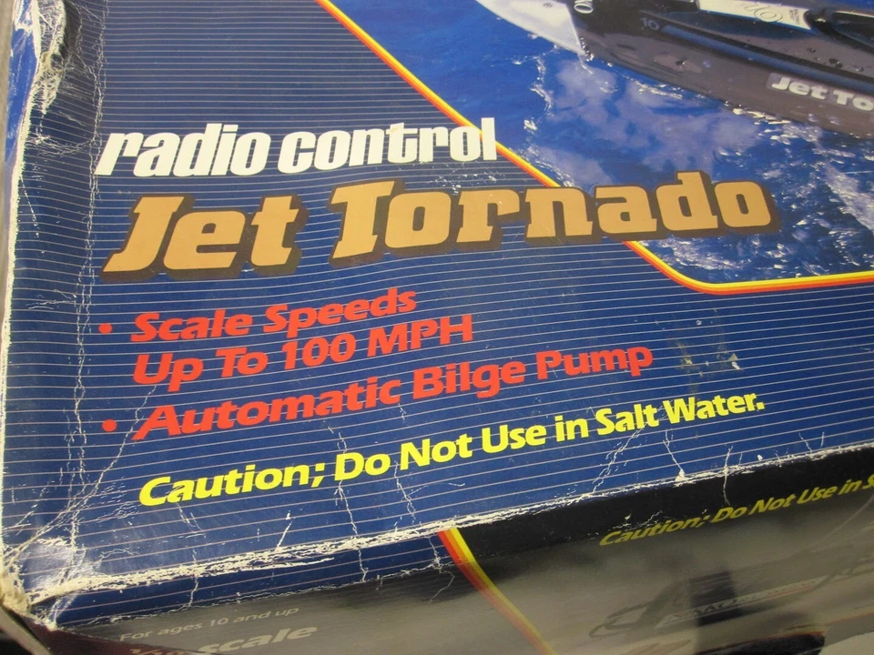 Vintage Nikko Jet Tornado Remote Control Boat with Original Box Water Toy - Image 2 of 4