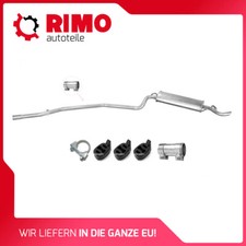 Fiat Seicento 900 0.9 29kW (1998-2002) Endschalldämpfer Mit Montagesatz Auspuff