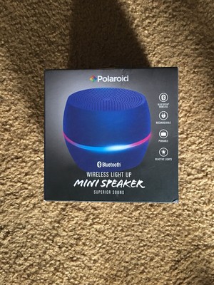 polaroid mini speaker light up