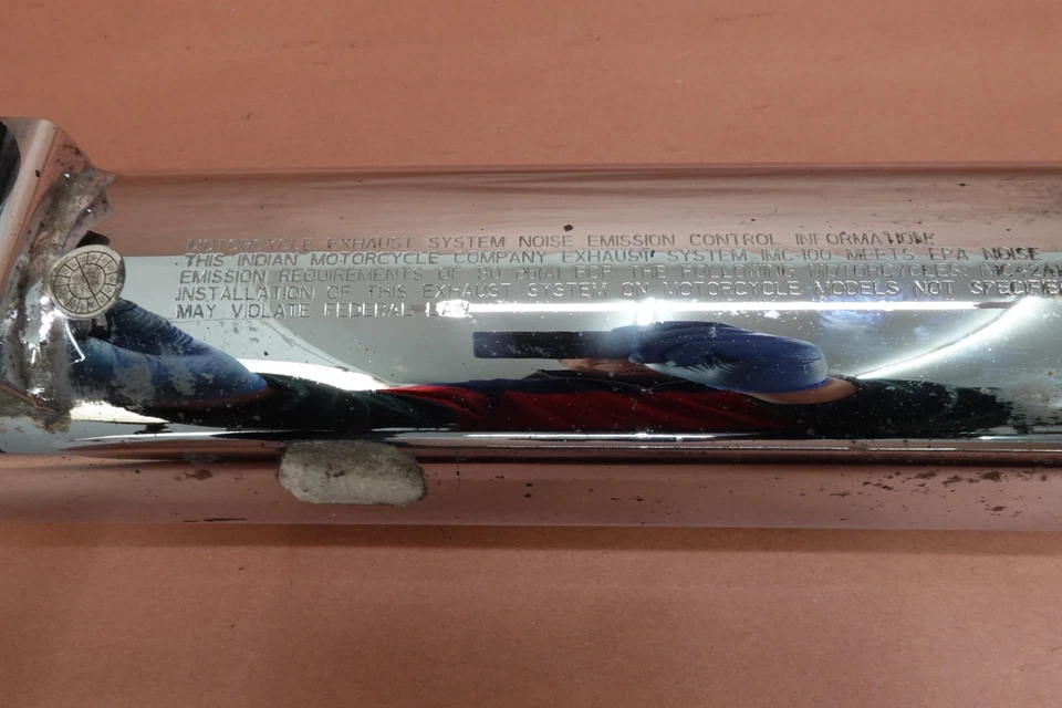 Indian Chief Vintage 2019 silenciadores de escape cromados Foto 3 de 4