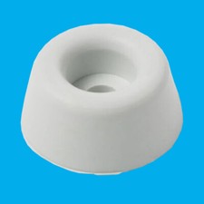 4x 19mm Diameter White Seat Buffers Bumpers Pads Rubber Toilet Bathroom Circle