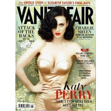 VANITY FAIR Charlie Sheen KATY PERRY Elizabeth Taylor Aaron Paul Rosie Whiteley
