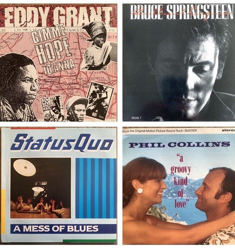 CHRISTMAS / GIFT BOXES OF 7” VINYL RECORDS 20 PER PACK 1980s PICTURE SLEEVES 80s - Picture 6 of 8