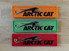 Arctic Cat Embroidered Key Chain Snowmobiles Quads ATVs Red Orange Green