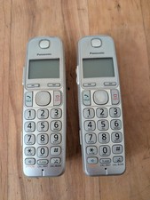 2x Panasonic KX-TGEA40 S Cordless Phone Handsets - NO BATTERIES