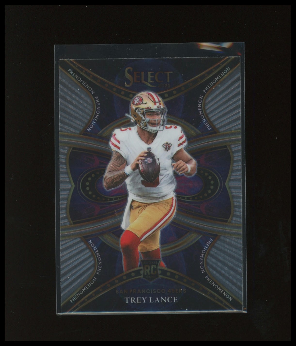 2021 Panini Select PHE-8 Trey Lance Phenomenon San Francisco 49ers