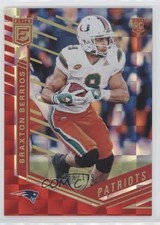 2018 Donruss Elite Rookies Red 186/199 Braxton Berrios #196 3n1