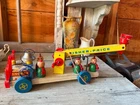 Fisher Price Snorky Fire Truck with Ladder Works Vintage