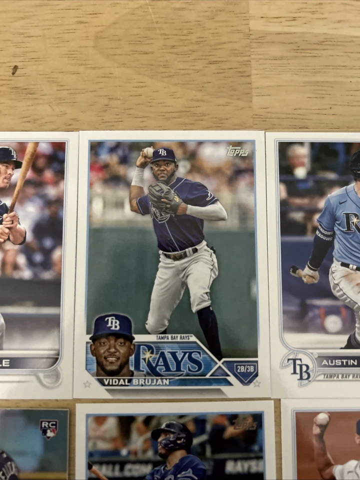 Colección de tarjetas de béisbol Tampa Bay Rays (10 tarjetas) Foto 4 de 4