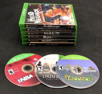 9 Xbox Game Lot Halo Mortal Kombat Call of Duty Xbox One & 360 - Ships Today!