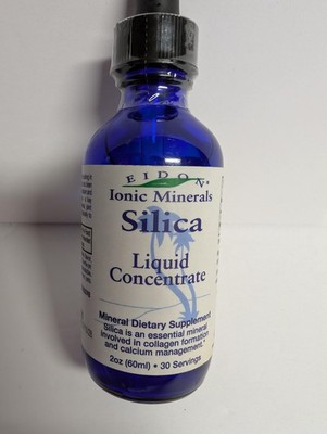 Silica, Liquid Concentrate, 2 oz (60 ml) Ionic Minerals Vegan USA