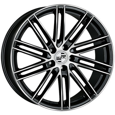 ALLOY WHEEL MAK LEIPZIG-D 11.5X21 5X130 BLACK MIRROR F1521LZBM58KY4