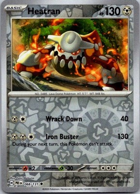 SV: Prismatic Evolutions #068/131 Heatran (Master Ball Pattern)