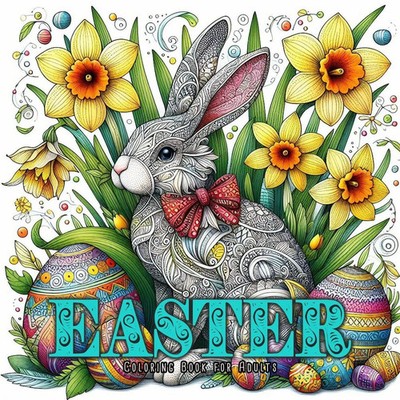 Monsoon Publishing | Easter Coloring Book for Adults | Taschenbuch | Englisch