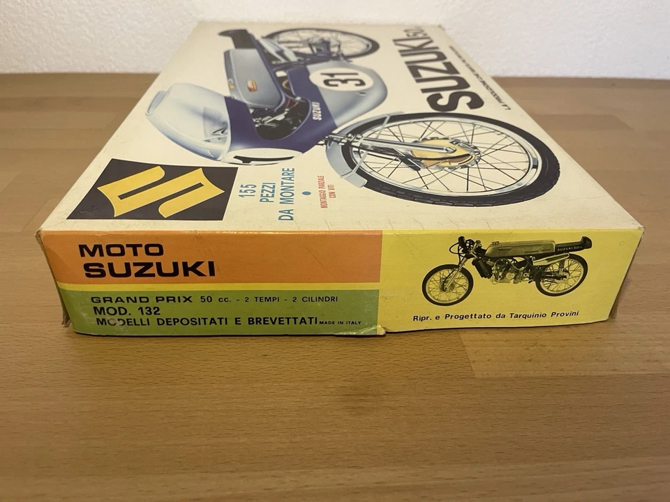 Protar 1:9 Suzuki 50cc Grand Prix – Vintage Modellbausatz- OVP- RAR! - Bild 3 von 4
