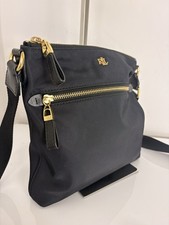 Ralph Lauren Nylon Medium Jetty Crossbody Bag, Black
