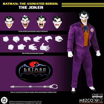 MEZCO JOKER DELUXE Action Figure DC COMIC Batman Animated Series NEU & OVP