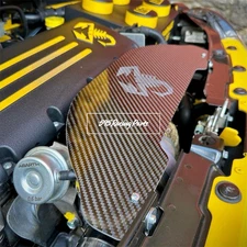 REAL CARBON turbine heat shield Fiat 500 Abarth - 595 - 695