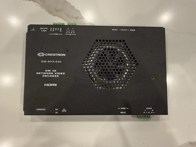 Crestron DM-NVX-E30 4K Network Video Encoder HDMI Input Black