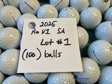  100 Titleist Pro V1 2025 golf balls 5A Grade AAAAA FREE Priority Shipping
