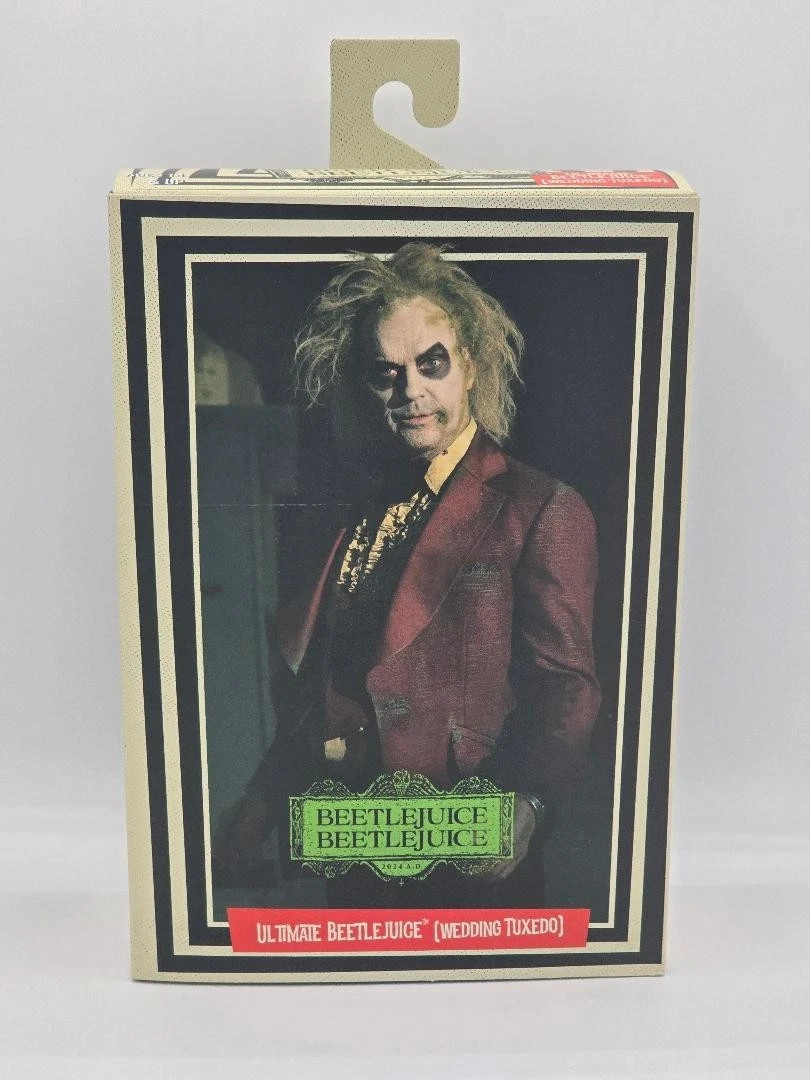 Figurine Beetlejuice NECA – Costume Red Tuxedo 18 Cm – Collection 1988