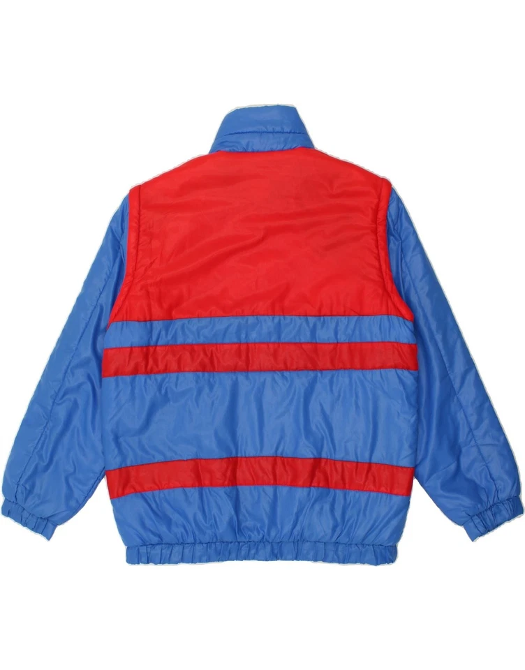 Chaqueta acolchada PAPAYA para hombre Reino Unido 40 grande azul bloque de color poliamida AS03 Foto 2 de 4