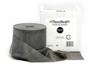 Thera-Band  45,5m SCHWARZ Super Schwer Sparpack Theraband
