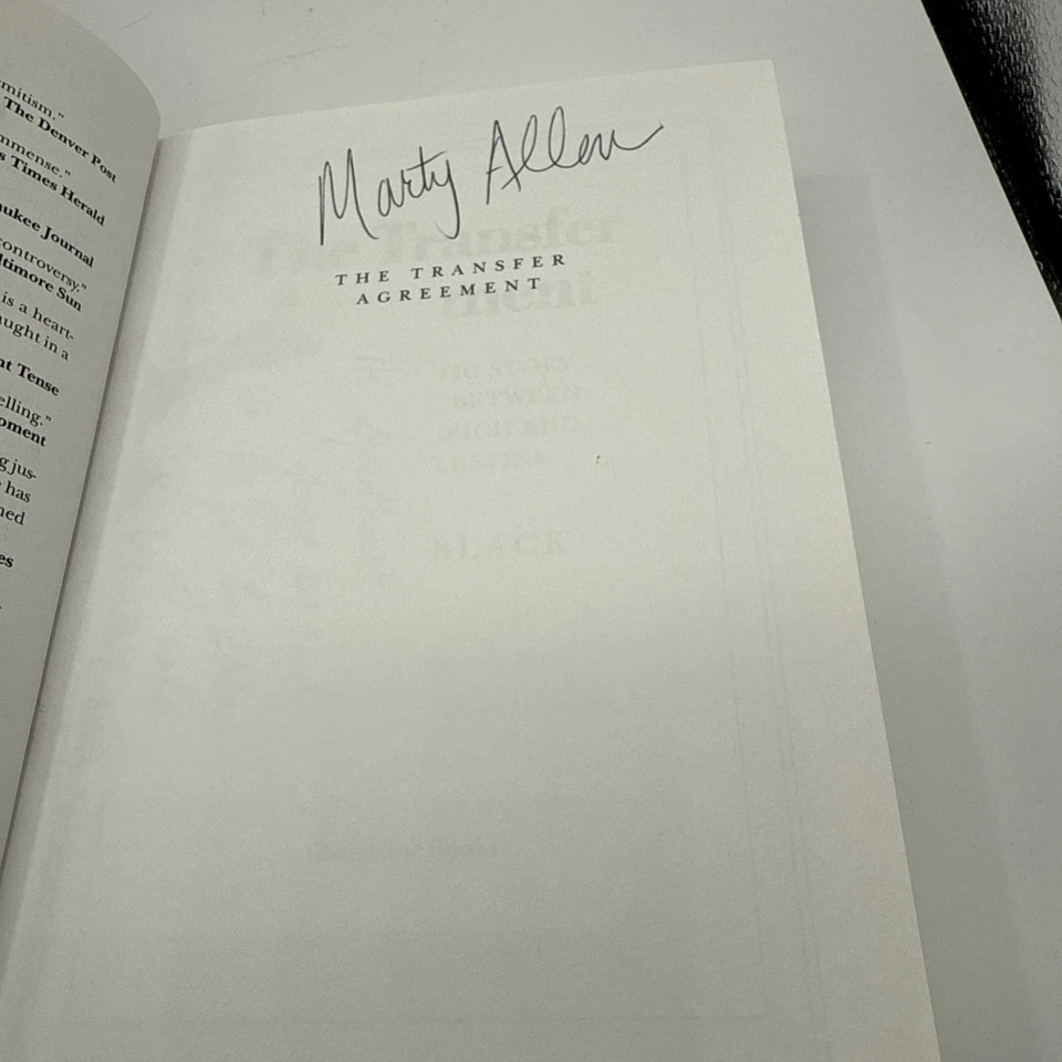 *Uncorrected Proof* The Transfer Agreement: Jewish Palestine & 3rd Reich Pact - Image 3 of 4