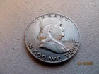 1950 - D FRANKLIN HALF DOLLAR 90% SILVER