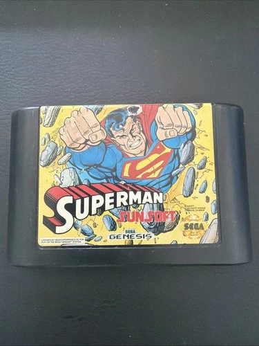 Superman (Sega Genesis, 1992) Cartridge Only Authentic Tested & Working